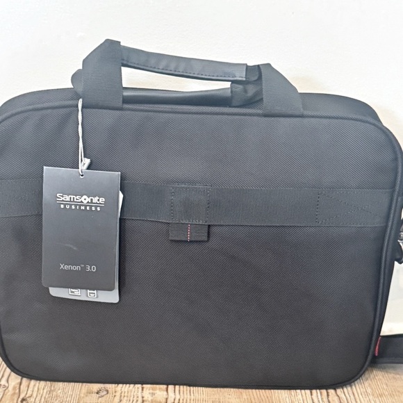 Samsonite luggage 3 Toploader Briefcase,, Polyester, Black, black - Picture 7 of 8